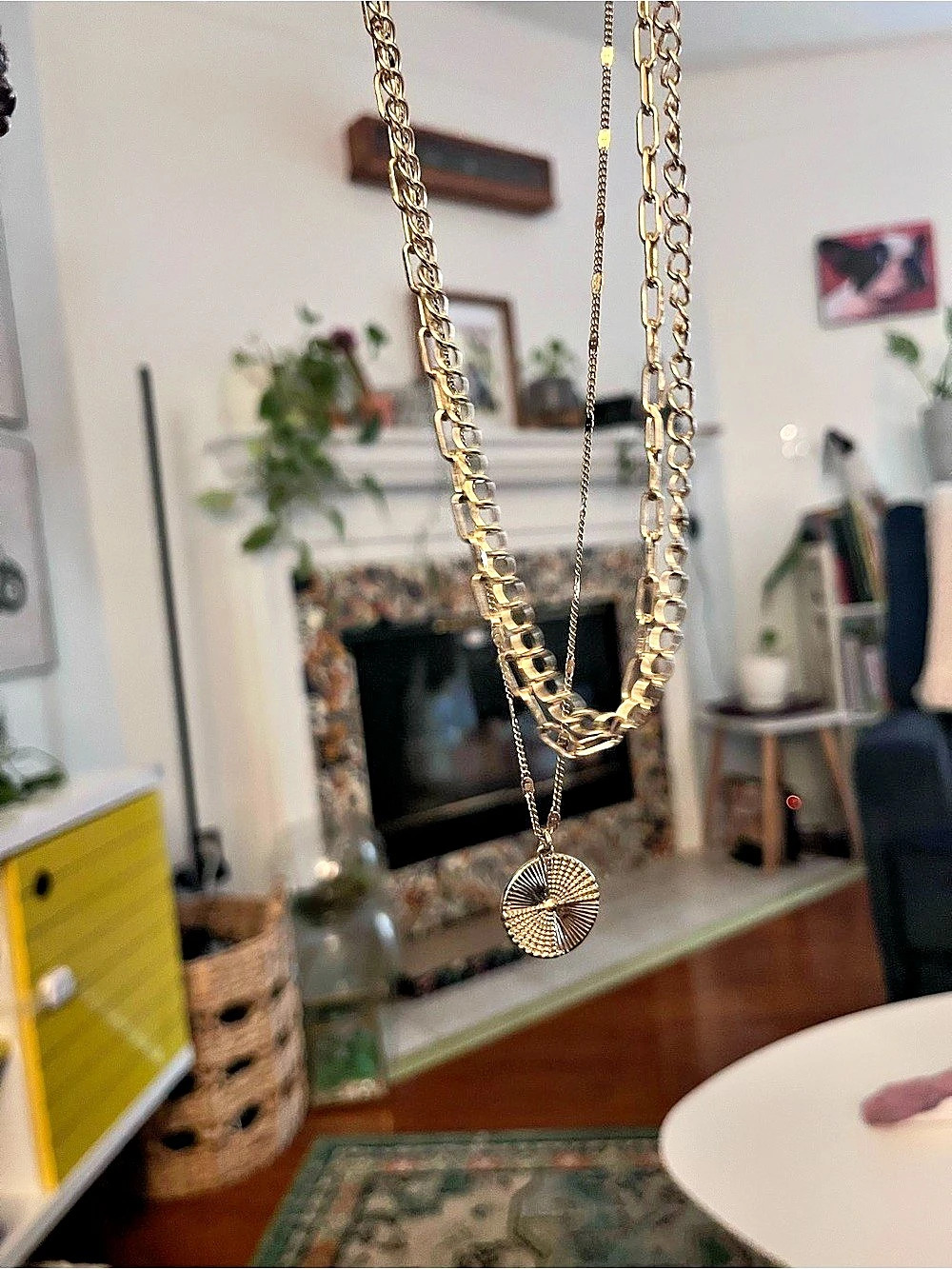 Ana Luisa Layered Pendant & Chain Necklaces in Gold